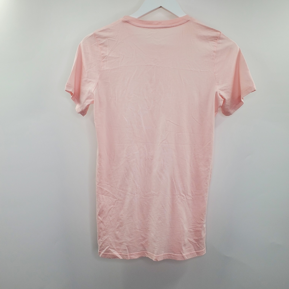 Everlane Pink Crew Neck Tee Shirt Supima Cotton - Picture 3 of 5